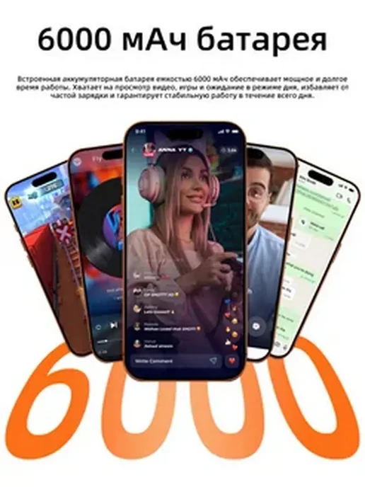 Смартфон Apple iPhone 17 Pro Max Ds 1 ТБ, белый, фото 7