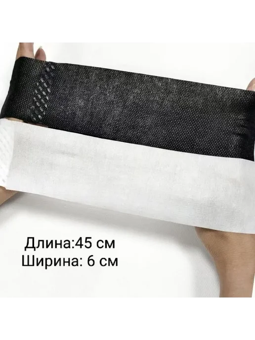 100 шт. Одноразовая эластичная лента для волос на липучке, 100 шт, фото 7