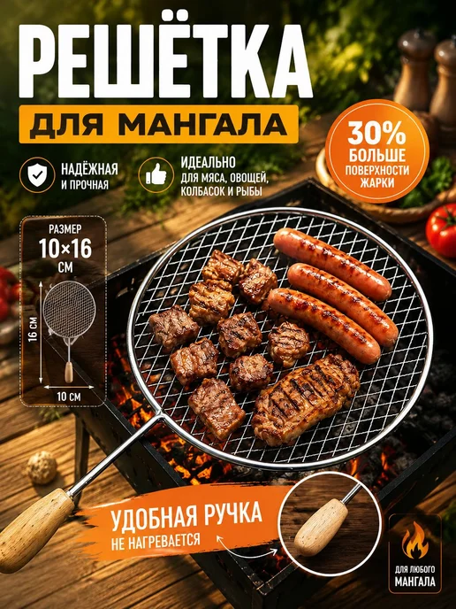 Решетка-гриль Нержавеющая сталь, вариант