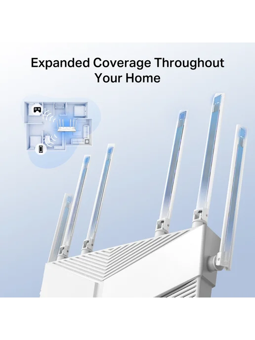 TP-link Роутер Wi-Fi Archer AX56, белый, фото 7