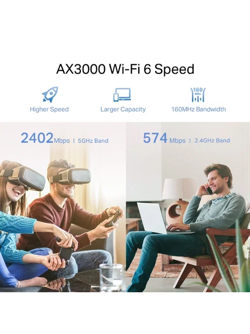 TP-link Усилитель Wi-Fi сигнала RE715X, белый, фото 6