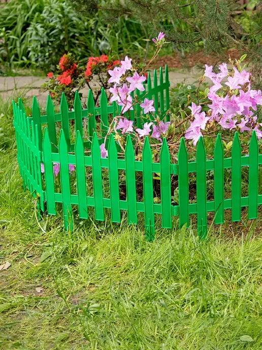 PALISAD Забор декоративный, 28 х 300 см, цвет зеленый, 65005, 28x300 см, фото 3