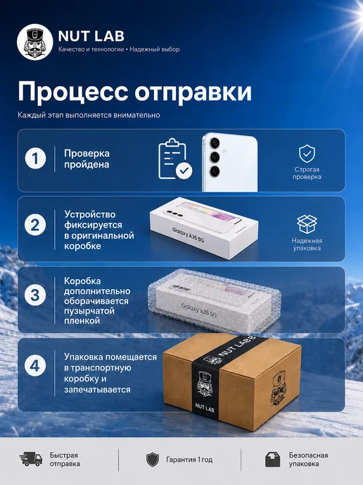 Смартфон Samsung A35 128 ГБ, розовый, фото 4