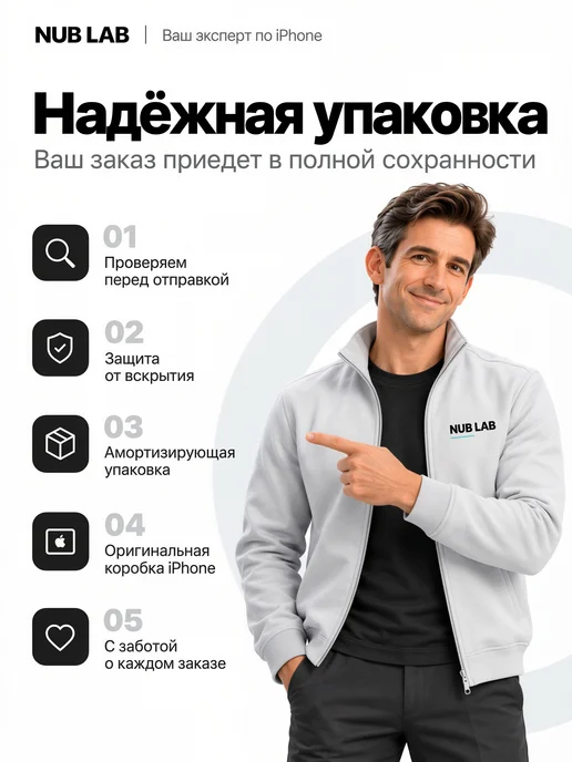 Смартфон Apple iPhone 15pro 256 ГБ (восстановленный), черный, фото 6