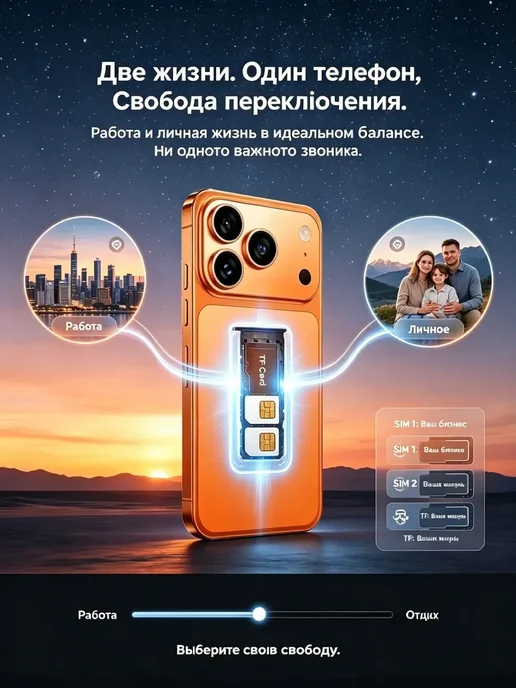 Смартфон Pro Max Phone 17 Pro Max 1 ТБ, серебристый, фото 7