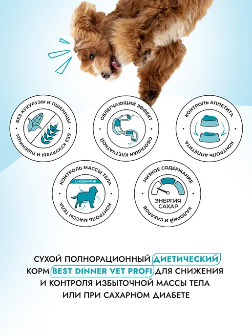 Сухой корм Best dinner Диетический Obesity для собак, 12,13 кг, фото 3
