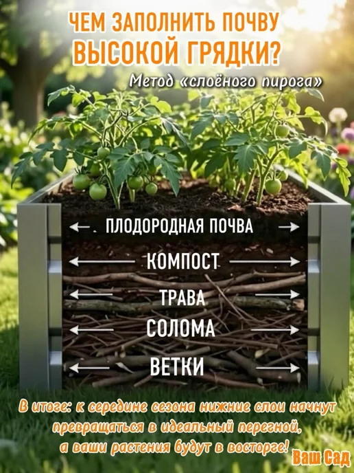 Грядка оцинкованная 0,40х4х0,40 м, 4x0.40 м, 0,4 м, фото 4
