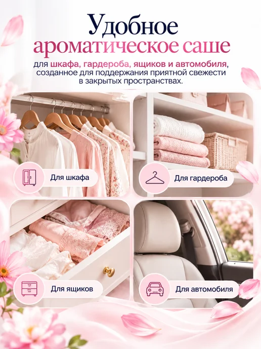 hygiene Ароматическое саше Нежность цветов, 8 г, 8 г, фото 2