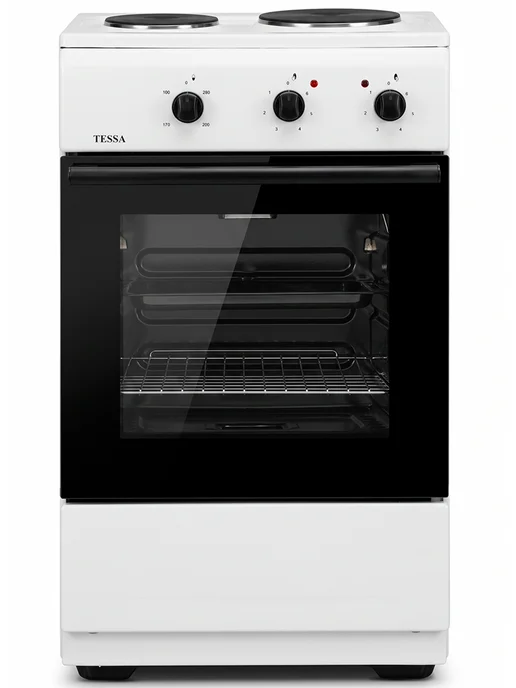 Tessa Плита электрическая TCE 32012 W, 50 см, 2 конфорки, 32012 Вт, фото 2