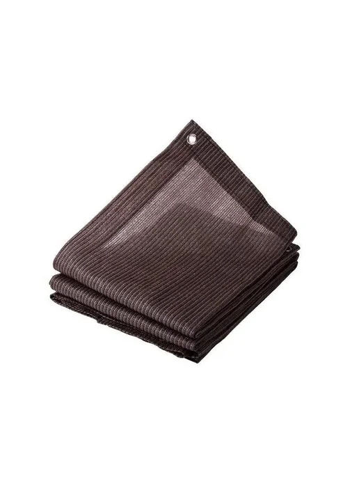 Сетка затеняющая 3x6 м, ABS пластик, коричневая, 3x6 м, 6 м, фото 3