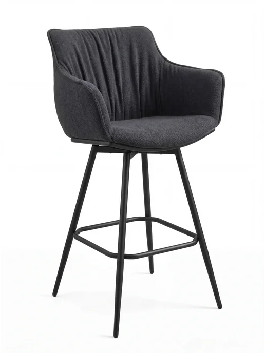 Mebwill Стулья полубарные для кухни мягкие Ренуар со спинкой 2 шт, 2 шт, фото 7