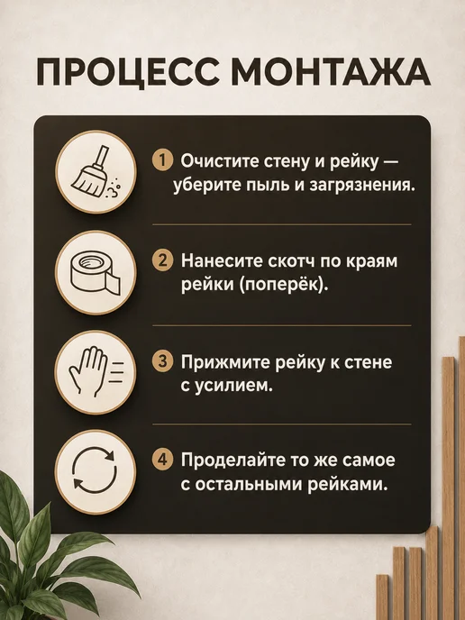 Рейки декоративные, стеновые панели, орех итальянский, 40 шт, коричневый, венге, дерево, фото 8