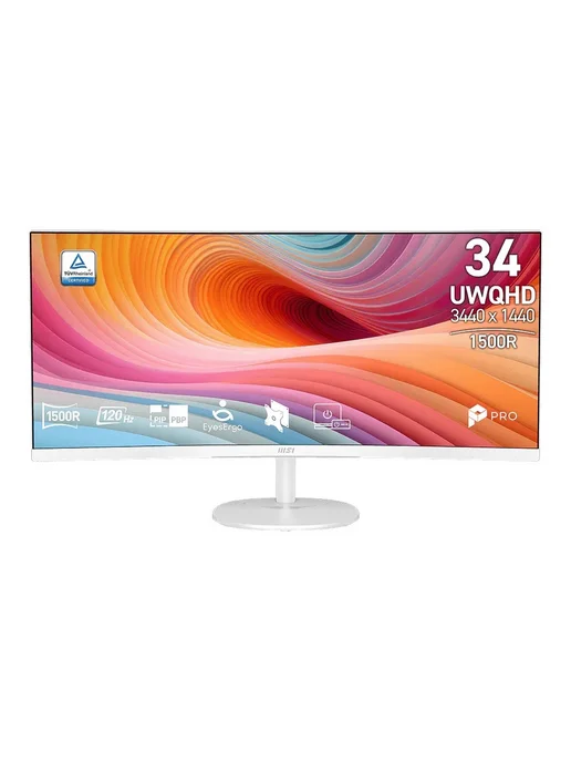 MSI 34" Монитор PRO MP341CQW E12, VA, 3440x1440, 120Гц (9S6-3PB2, 3440x1440, фото 2
