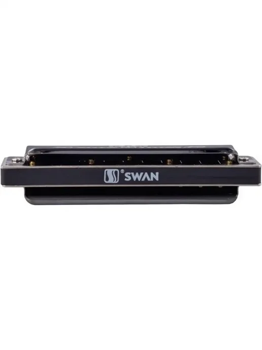 Swan Губная гармошка SW1020H-BK premium, Тональность C, 10 о, черный, фото 3
