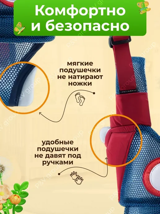 Поводок для малышей вожжи для детей, синий, фото 2