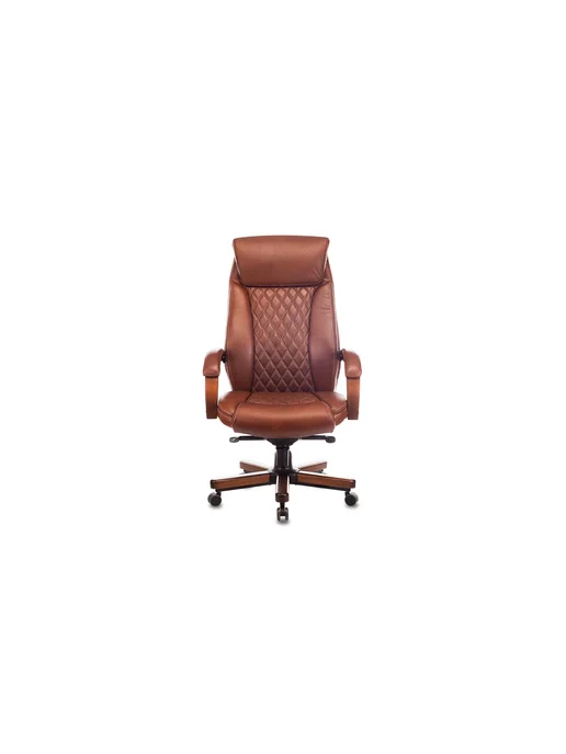 НОНТОН Кресло Бюрократ T-9924WALNUT экокожа (Светло-коричневый), коричневый, фото 2