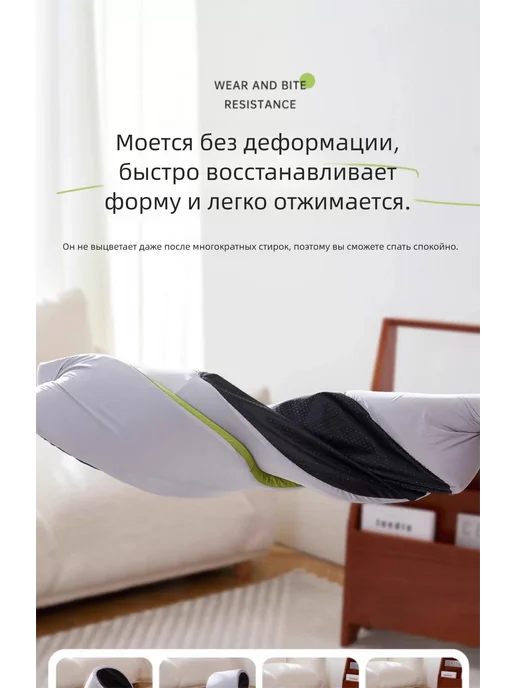 Овальная лежанка для собак и кошек с высоким бортиком, желтый, фото 8