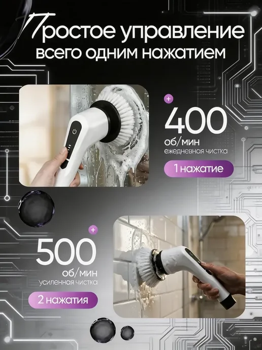 EasyLiving Электрическая щетка для уборки 9 в 1, белый, фото 4