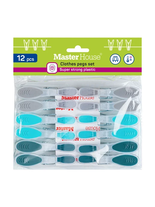 Master House Прищепки пластмассовые 24 шт "Колибри", 24 шт, фото 7