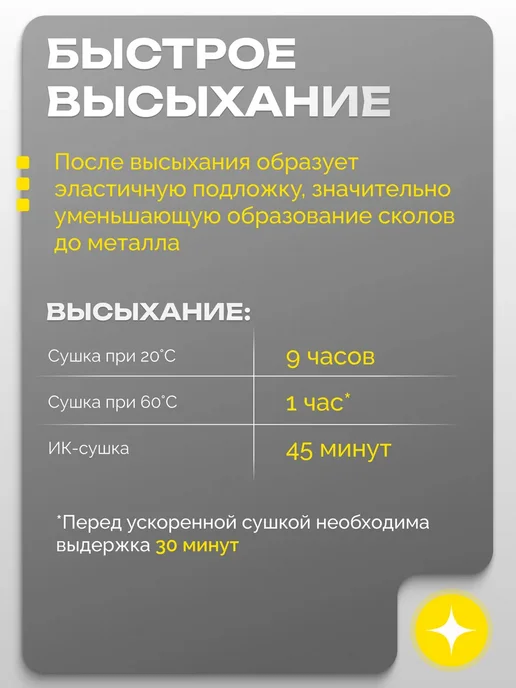 RS Systems Грунтовка автомобильная эпоксидный, антикоррозионный 875 мл, 875 мл, фото 6