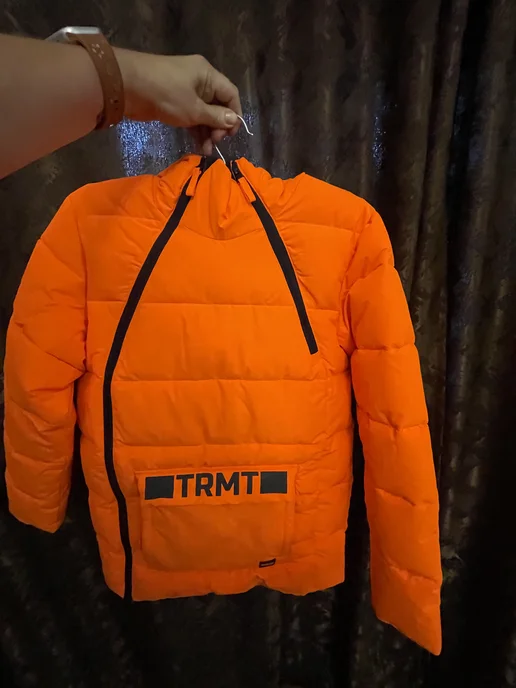 Termit Пуховик, оранжевый, фото 5