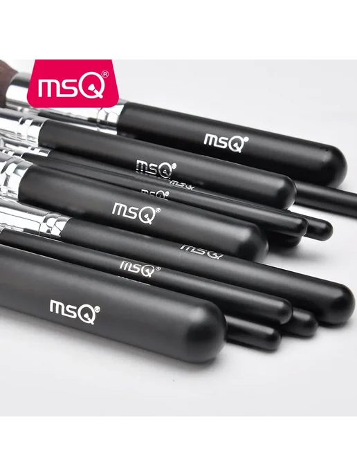 MSQ набор кистей для макияжа 15 шт. STB15b1, 15 шт, фото 4
