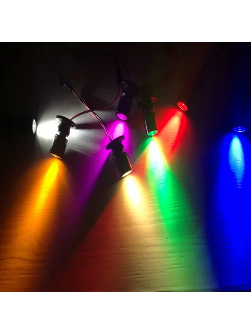 ROANJUNYH LED мини-светильник 3W теплый белый, Silver, 3 Вт, фото 4