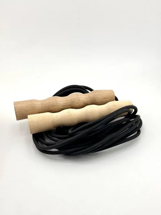 Новый luxx Скакалка гимнастическая утяжелённая*, черный, фото 3