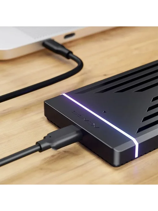 twochi Внешний жесткий диск ACASIS FA-07US USB3.0 500 ГБ черный, 500 ГБ, фото 2