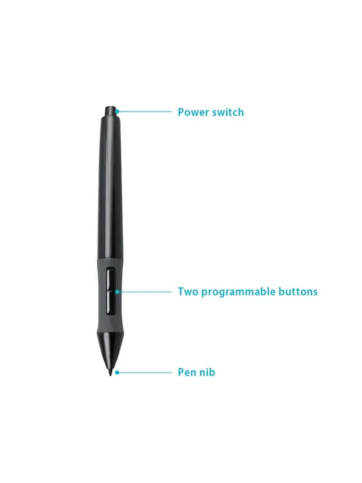 Huion PEN68 черная, черный, фото 4