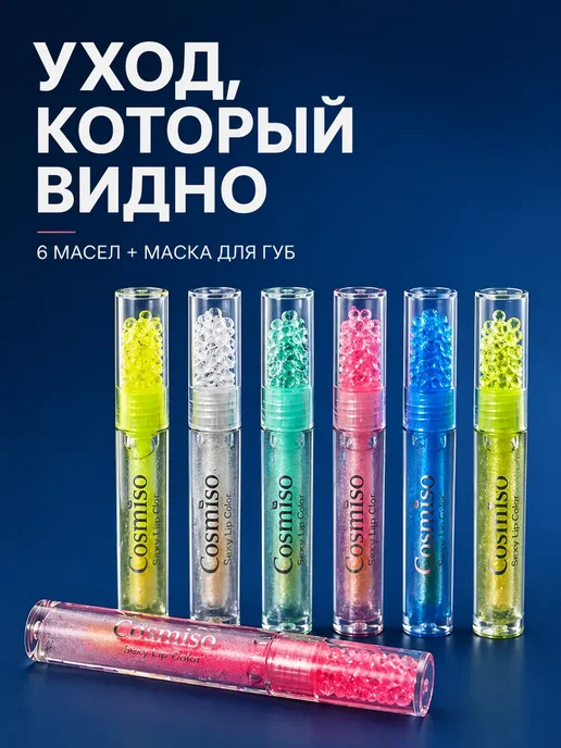 FranklinMIX Блески Блеск для губ набор увлажняющий масло для объема, 2 мл, фото 6