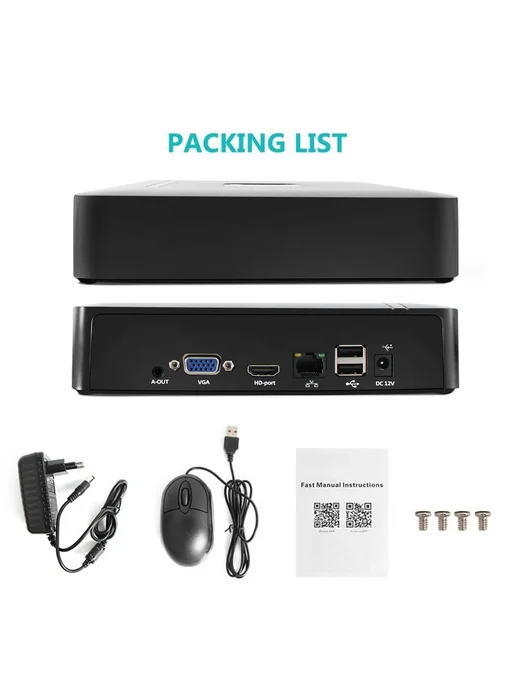Нет бренда 16-канальный NVR BOAVISION N1016H, без HDD, 4Т, фото 5