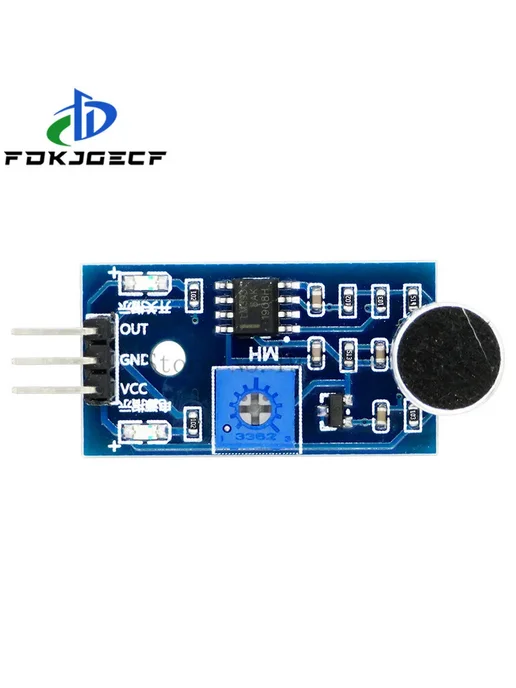 FDKJGECF Модуль датчика звука фиолетовый, MAX9814, фиолетовый, фото 3