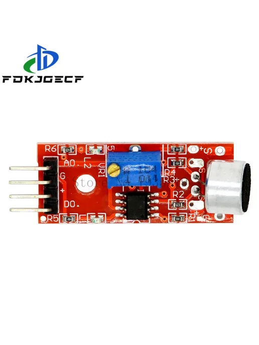 FDKJGECF Модуль датчика звука фиолетовый, MAX9814, фиолетовый, фото 4