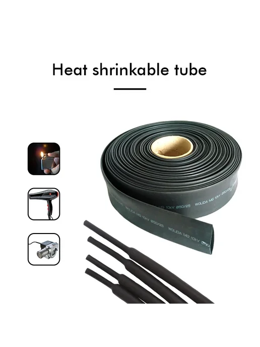 Нет бренда Термоусадочная трубка 20mm 1M, 20mm 1M