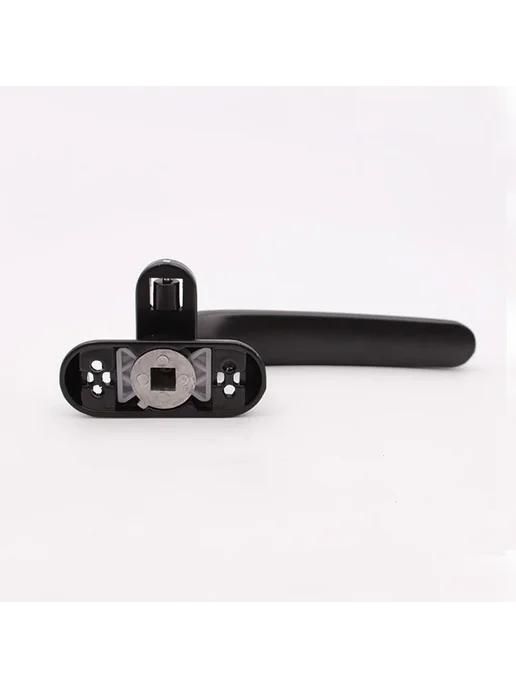 Нет бренда Ручки замка для окон Black-Left, черные, белый, фото 6