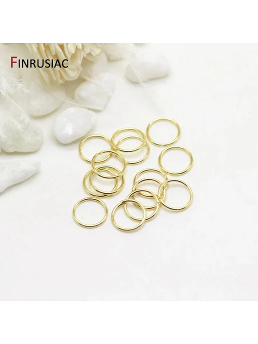 FINRUSIAC Кольца 14k real gold plated 100, золотой