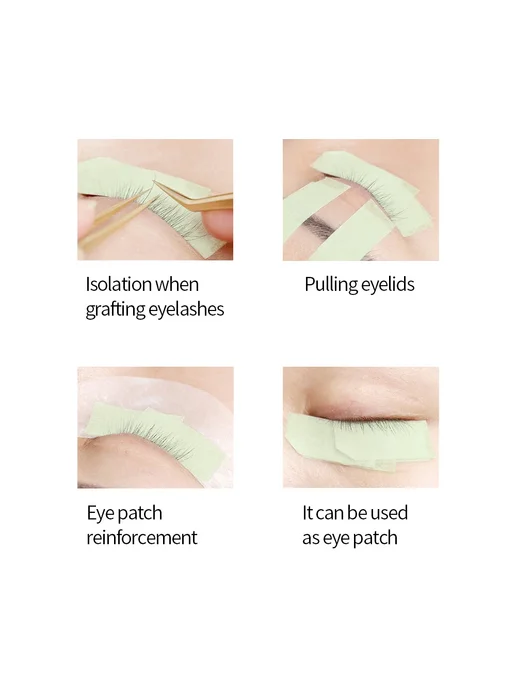GLAMLASH Лента для ресниц 4Pcs Transparent PE, 4 шт, фото 3