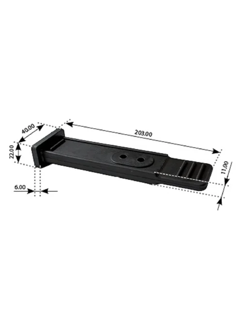 TANGDE Держатель брызговика резиновый man tga tgl tgm tgs tgx, вариант