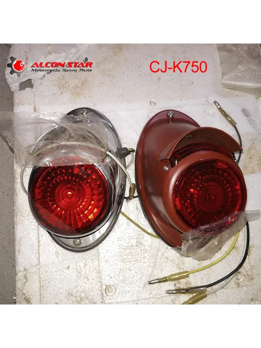 ZSDTRP Ретро задний фонарь Alconstar red для мотоцикла, красный, фото 2