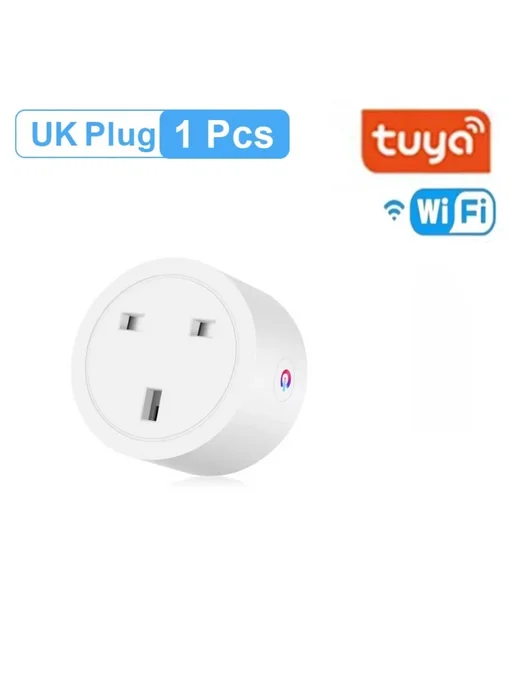 CBE Умная WiFi розетка EU 16А Tuya WF uk 1PC, вариант