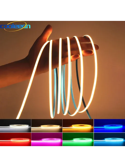 cooleeon Лента Cold white 6000K 3 Meters 24V-8mm-480LEDs-11W, красный, фото 2