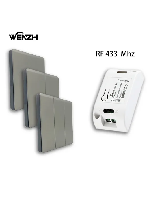 wenzhi Беспроводной умный выключатель 433 МГц 2Switch2 recei, вариант, фото 2