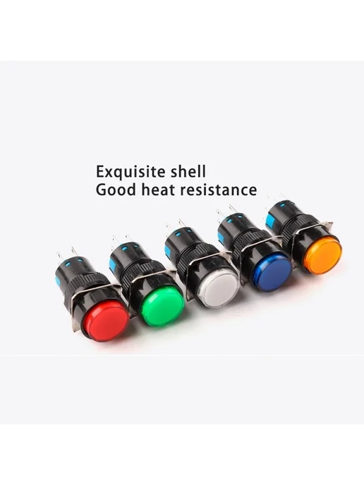Нет бренда Переключатель Rectangle Red 12V With Light Self-Locking, красный, фото 5