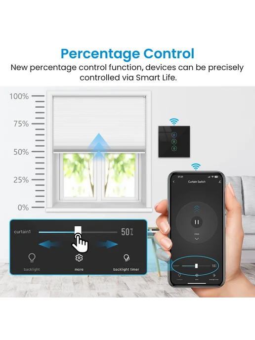 QCSMART Переключатель штор 4 Channel RF Remote, 4 Channel RF Remote, фото 5