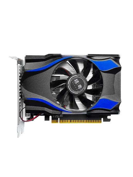 JGINYUE Видеокарта GT730 4GD3-A для офиса и игр, GDDR3, 128‑бит,4, черный, фото 2
