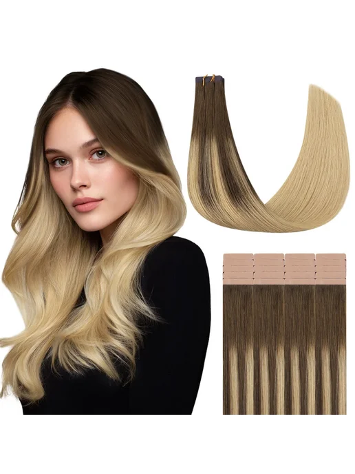 Sunmofavo Волосы на лентах 4-18 14inch(35cm)50g, 50 г