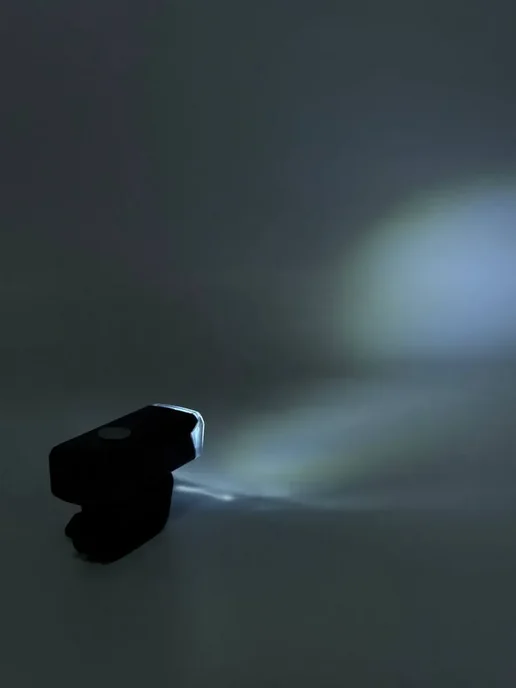 Элька09шоп Велосипедный фонарь USB аккумуляторный на руль велосипеда, черный, фото 6