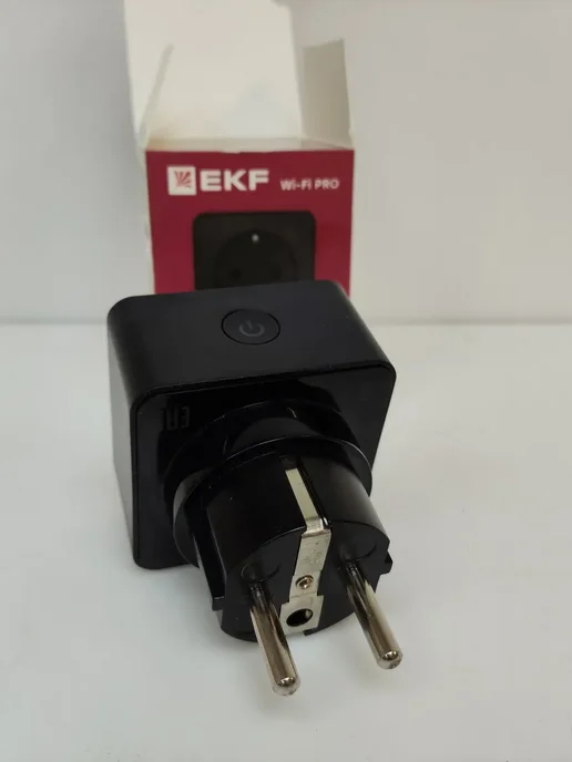 Умная розетка EKF Сonnect PRO Wi-Fi черная, черный, фото 3