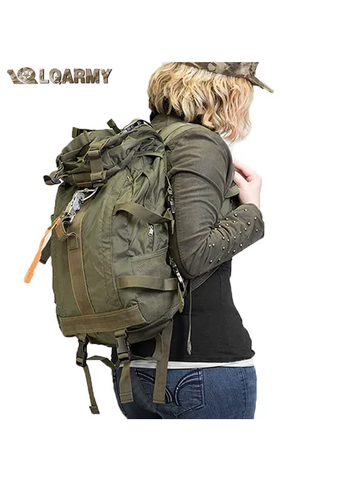 LQARMY водонепроницаемый туристический рюкзак Black, черный, фото 2